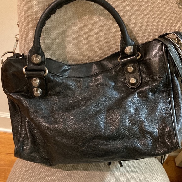 Balenciaga Authentic Moto Handbag - Picture 5 of 12